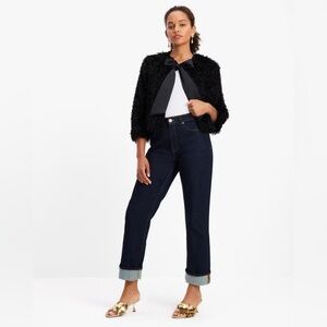 Kate Spade Faux Feather Bow Jacket NWTs